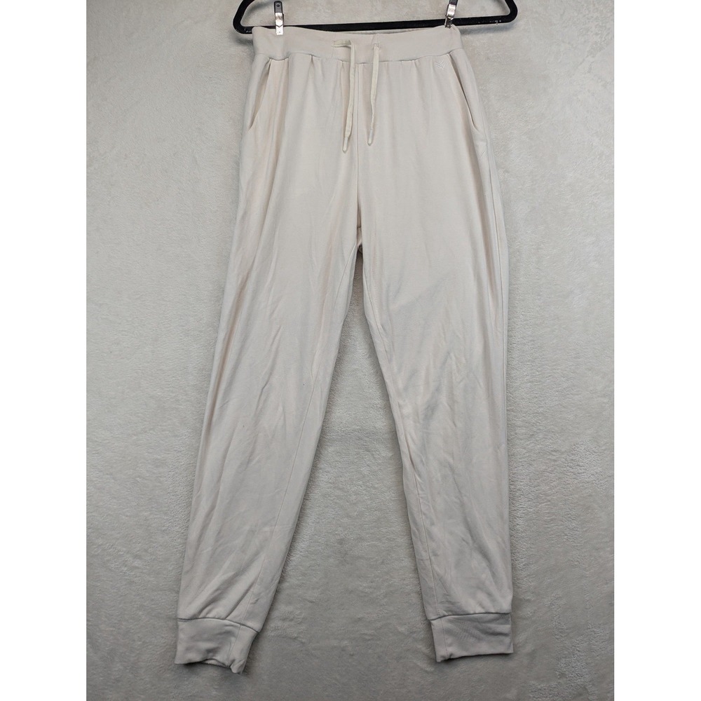 Cozy Earth Bamboo Jogger Pants Womens S Ivory Lounge Travel Oprah Favorite